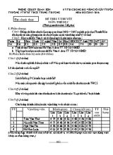 Đề thi lý thuyết môn Thể dục năm 2015 - 2016